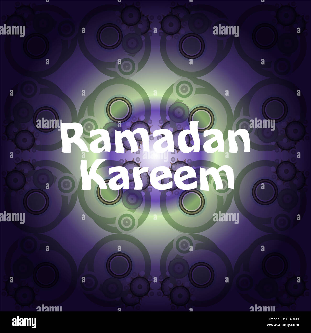 Ramadan Kareem (Happy Ramadan für dich) Stockfoto