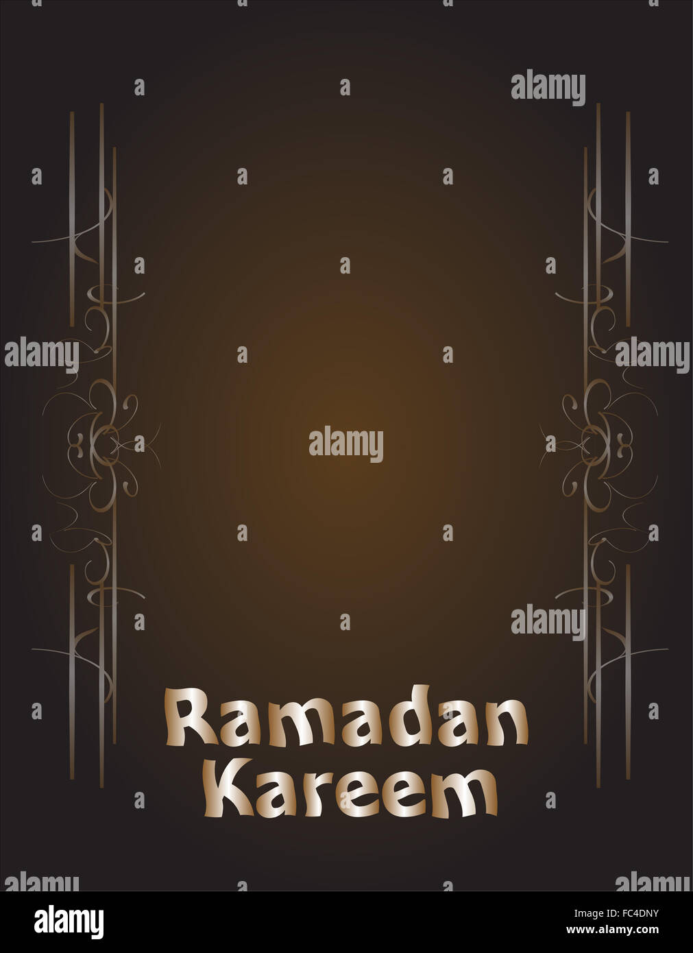 Ramadan Kareem, Gruß Hintergrund Stockfoto