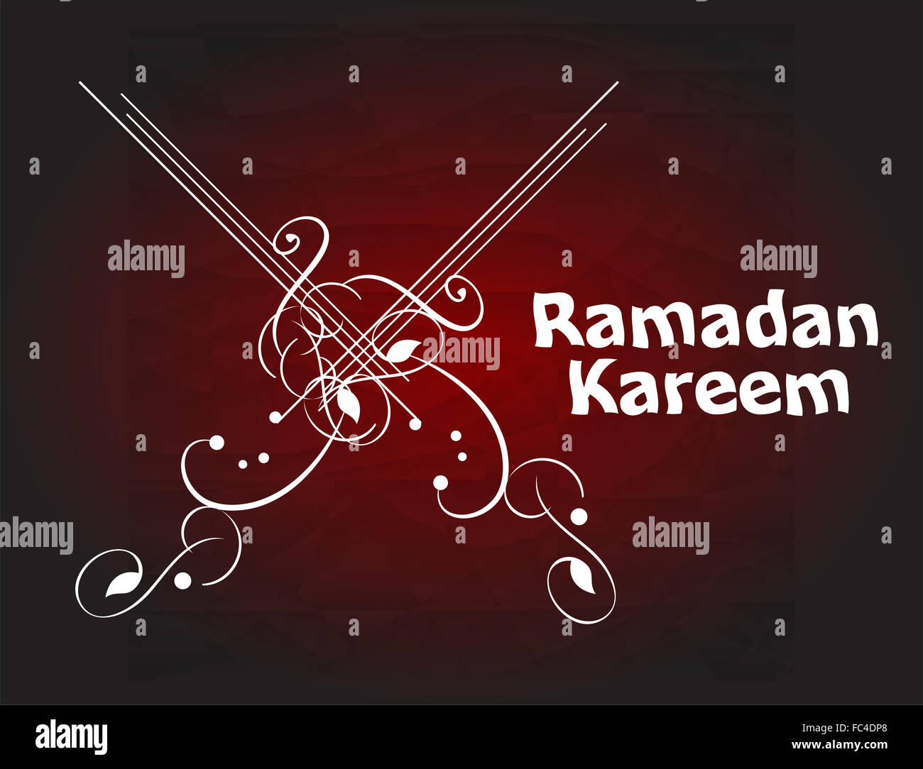 Ramadan Kareem, Gruß Hintergrund Stockfoto