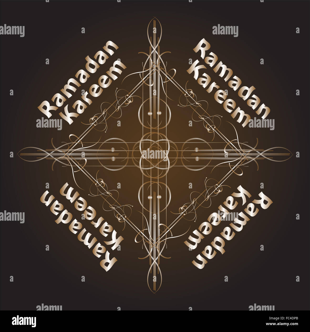 Ramadan Kareem Hintergrund Stockfoto