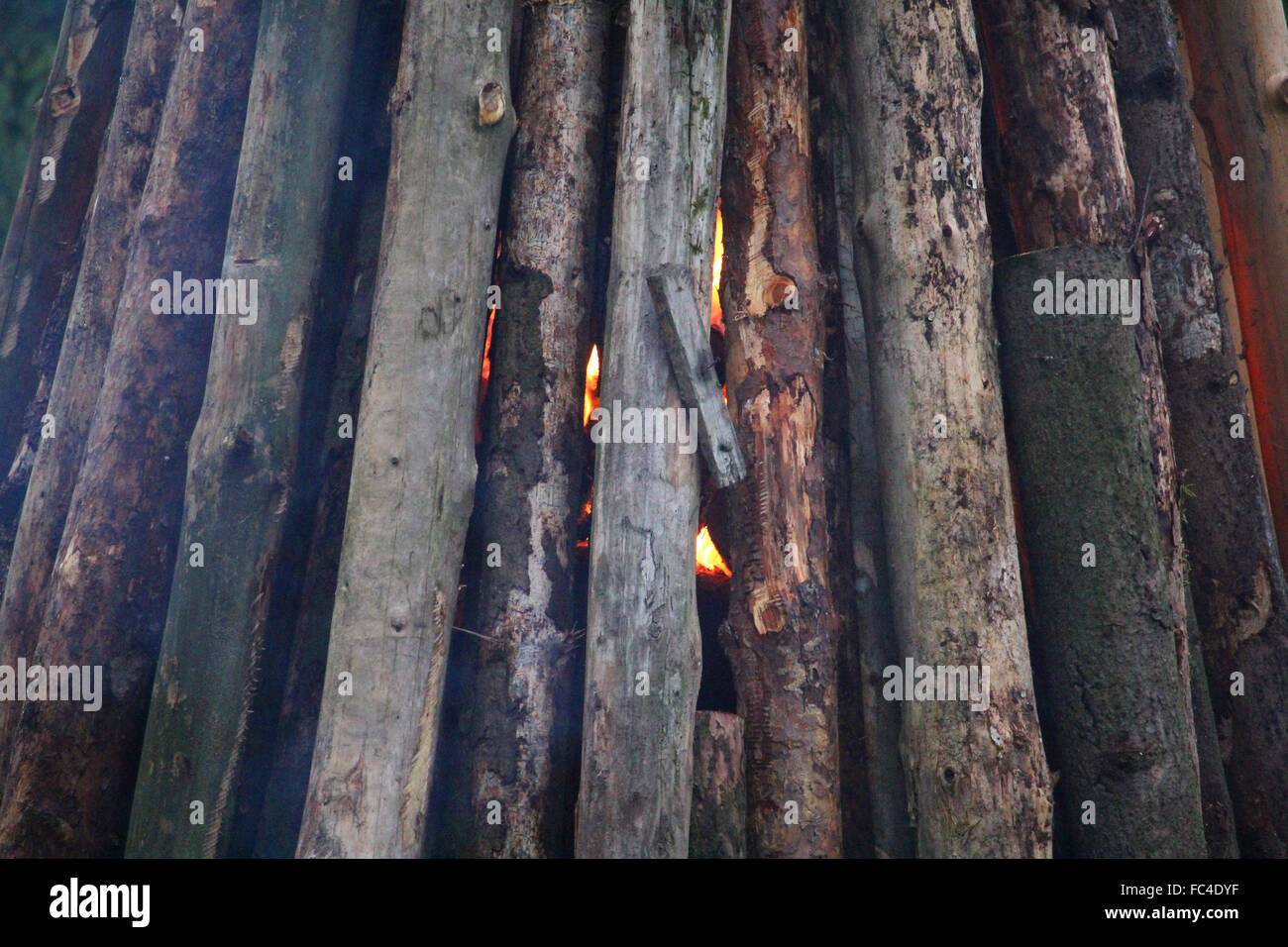 Mittsommernacht Stockfoto