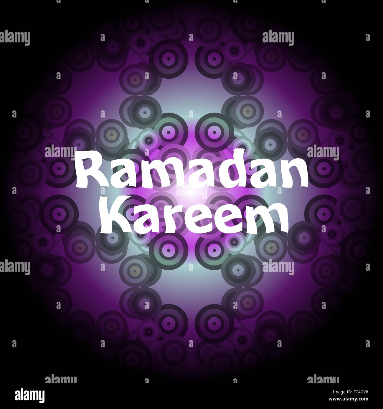 Ramadan Kareem (Happy Ramadan für dich) Stockfoto