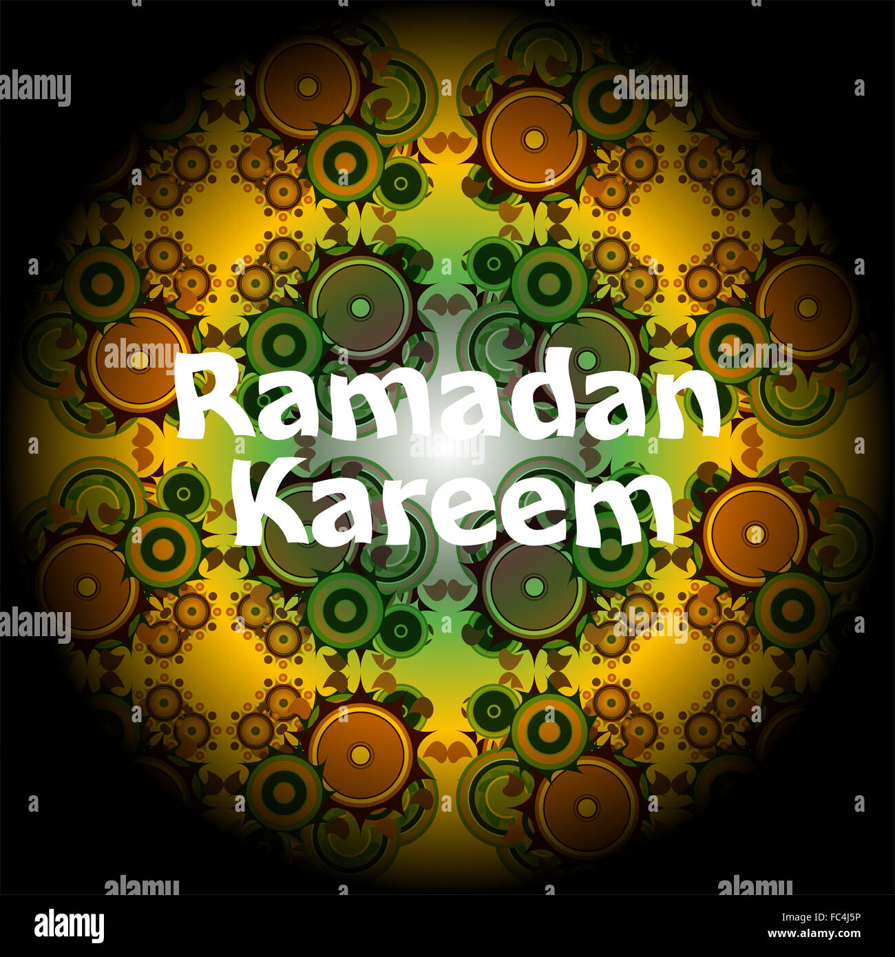 Ramadan Kareem schöne Grußkarte Stockfoto