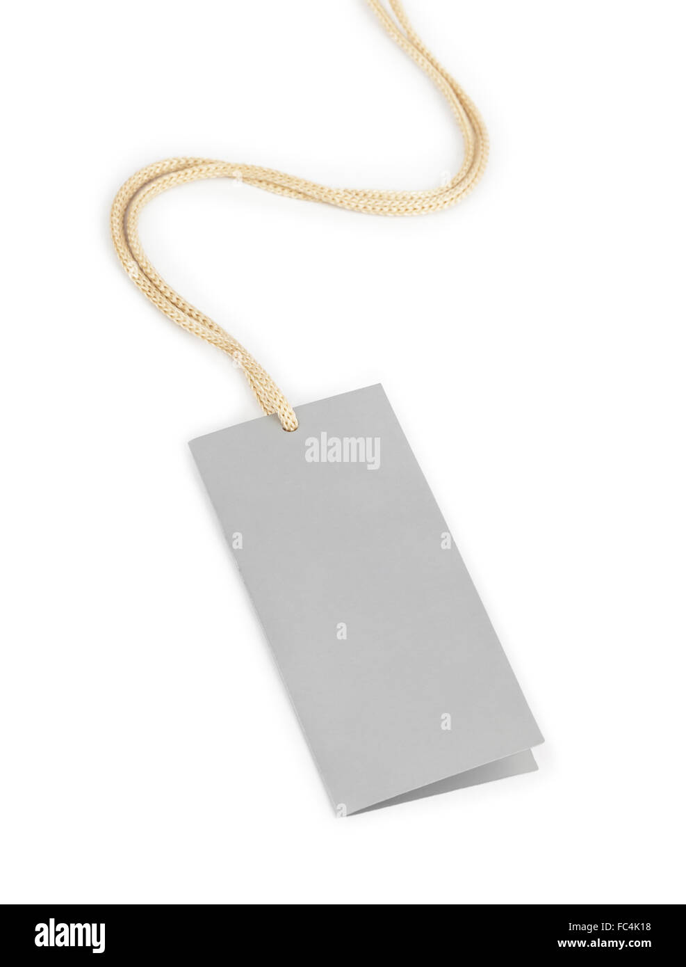Leeres Etikett Stockfoto