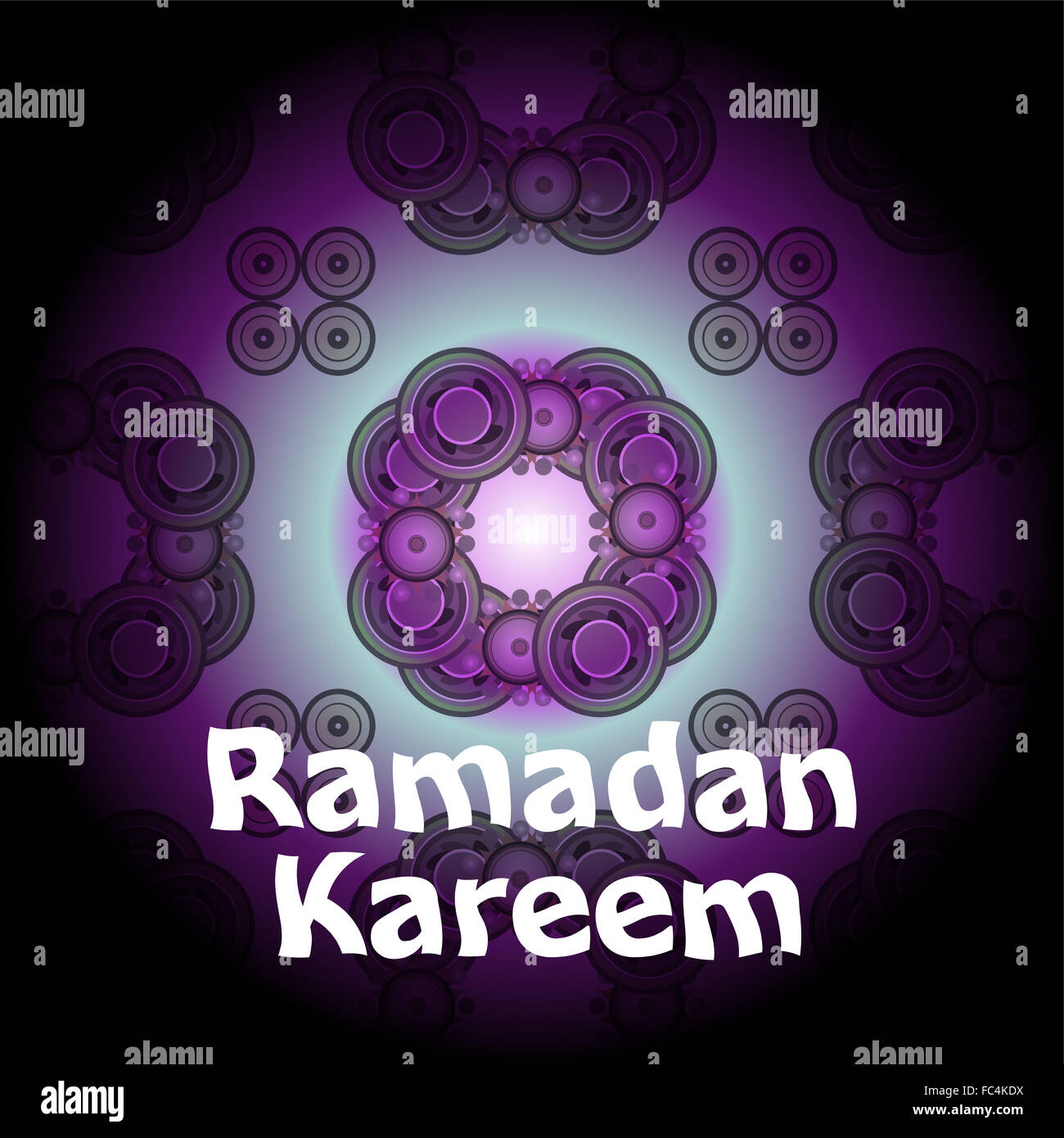 Ramadan Kareem (Happy Ramadan für dich) Stockfoto