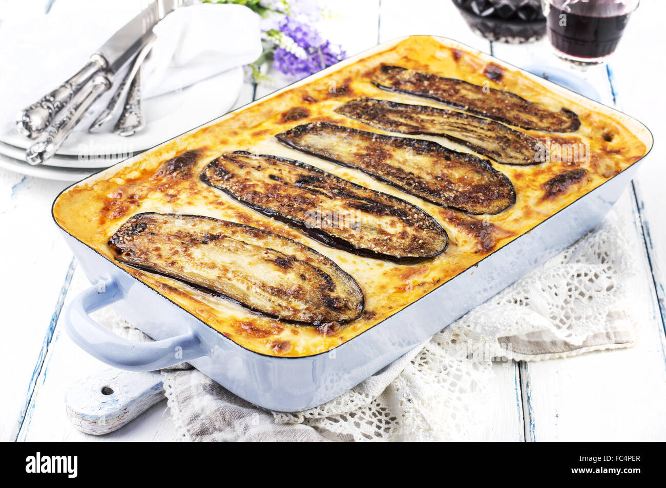 Moussaka Stockfoto