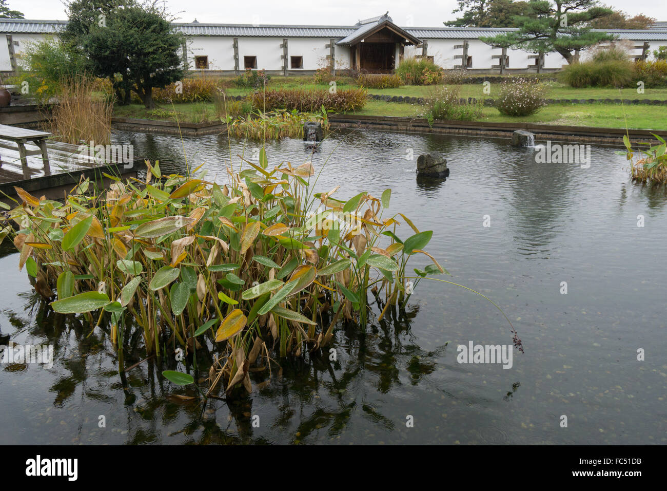 Kenroku-En Garten Kanazawa, Japan Stockfoto