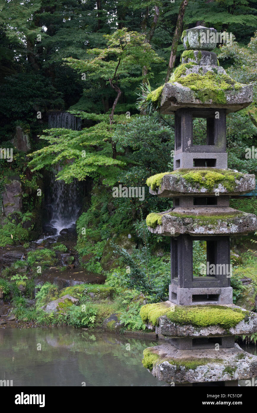 Kenroku-En Garten Kanazawa, Japan Stockfoto