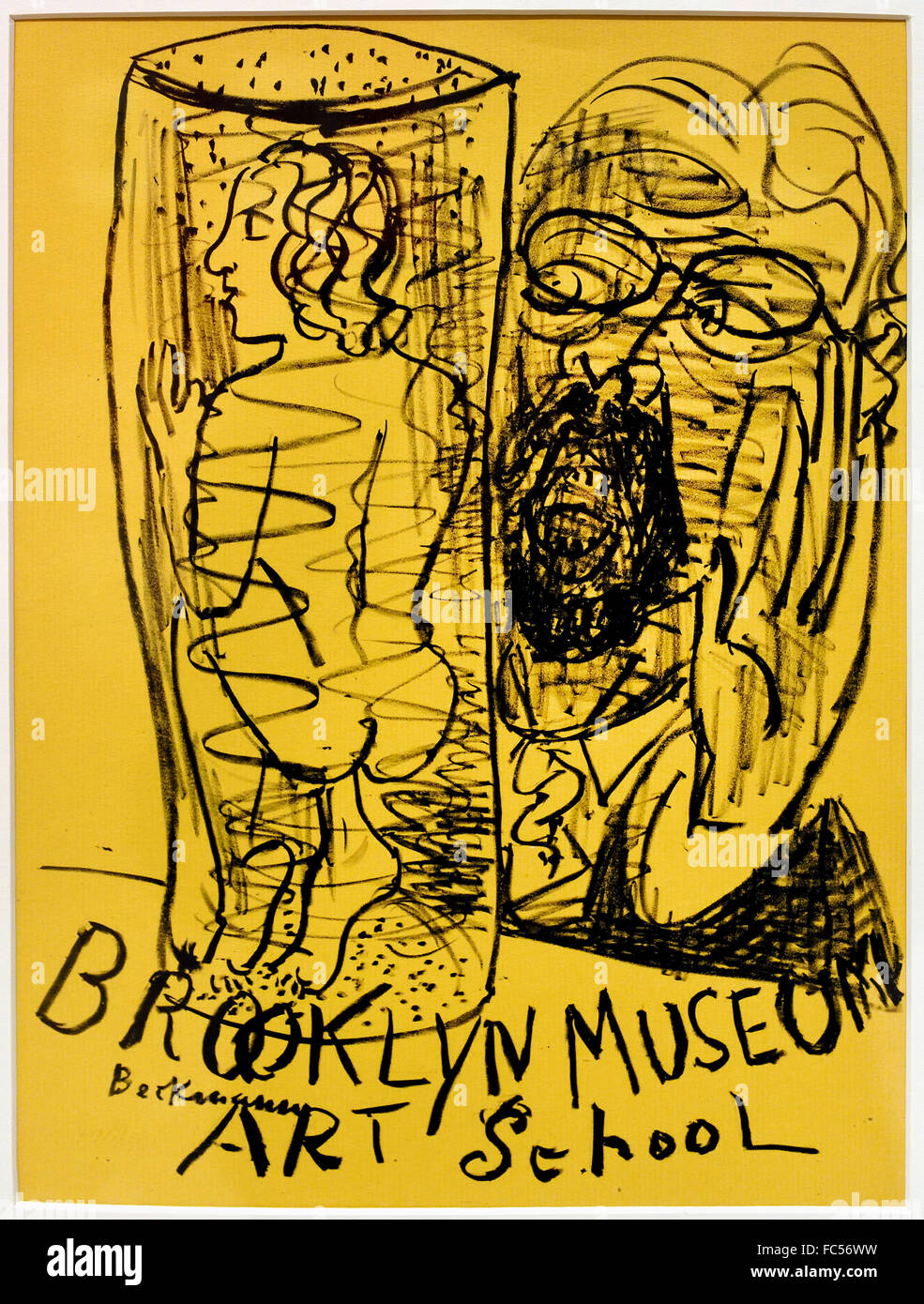 Brooklyn Museum Art School 1950 Max Beckmann 1884-1950 Deutsch Deutschland Stockfoto