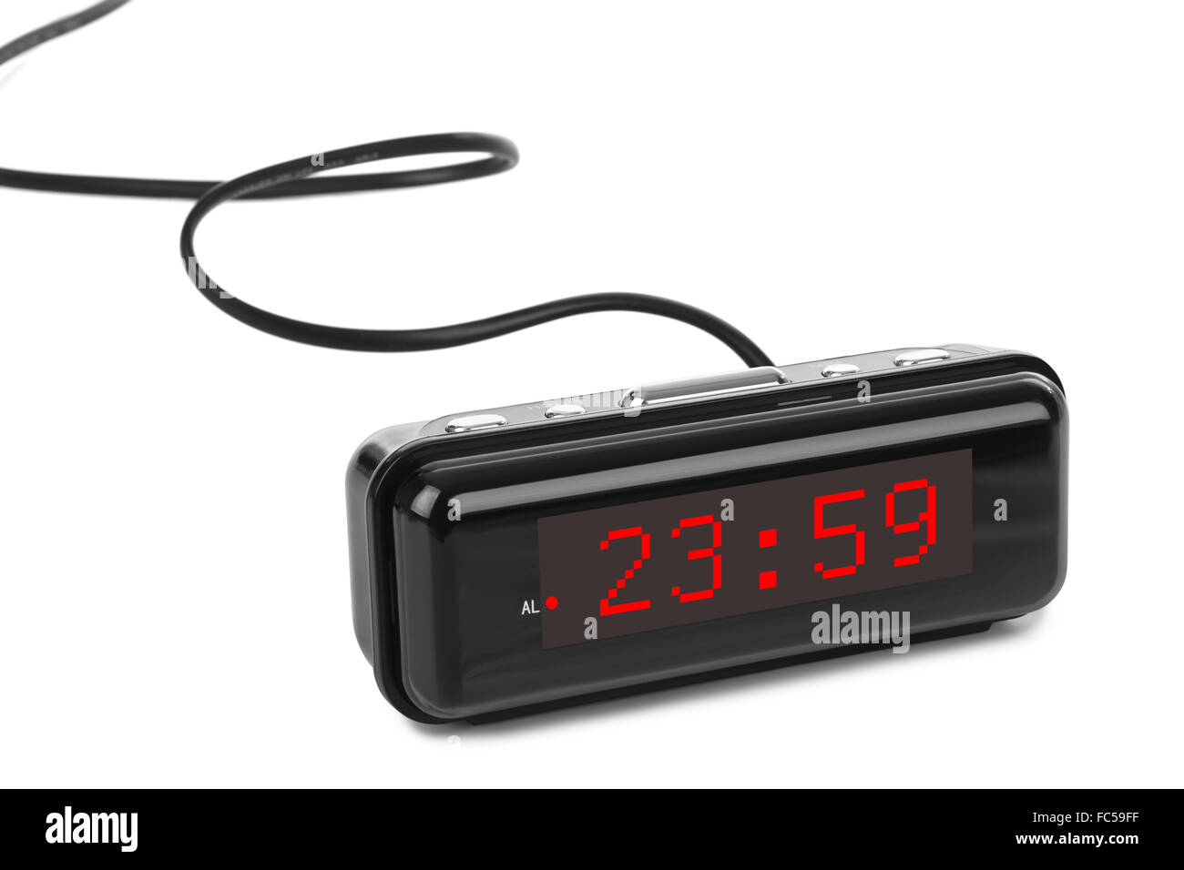 Digital Clock Midnight Stockfotos und bilder Kaufen Alamy