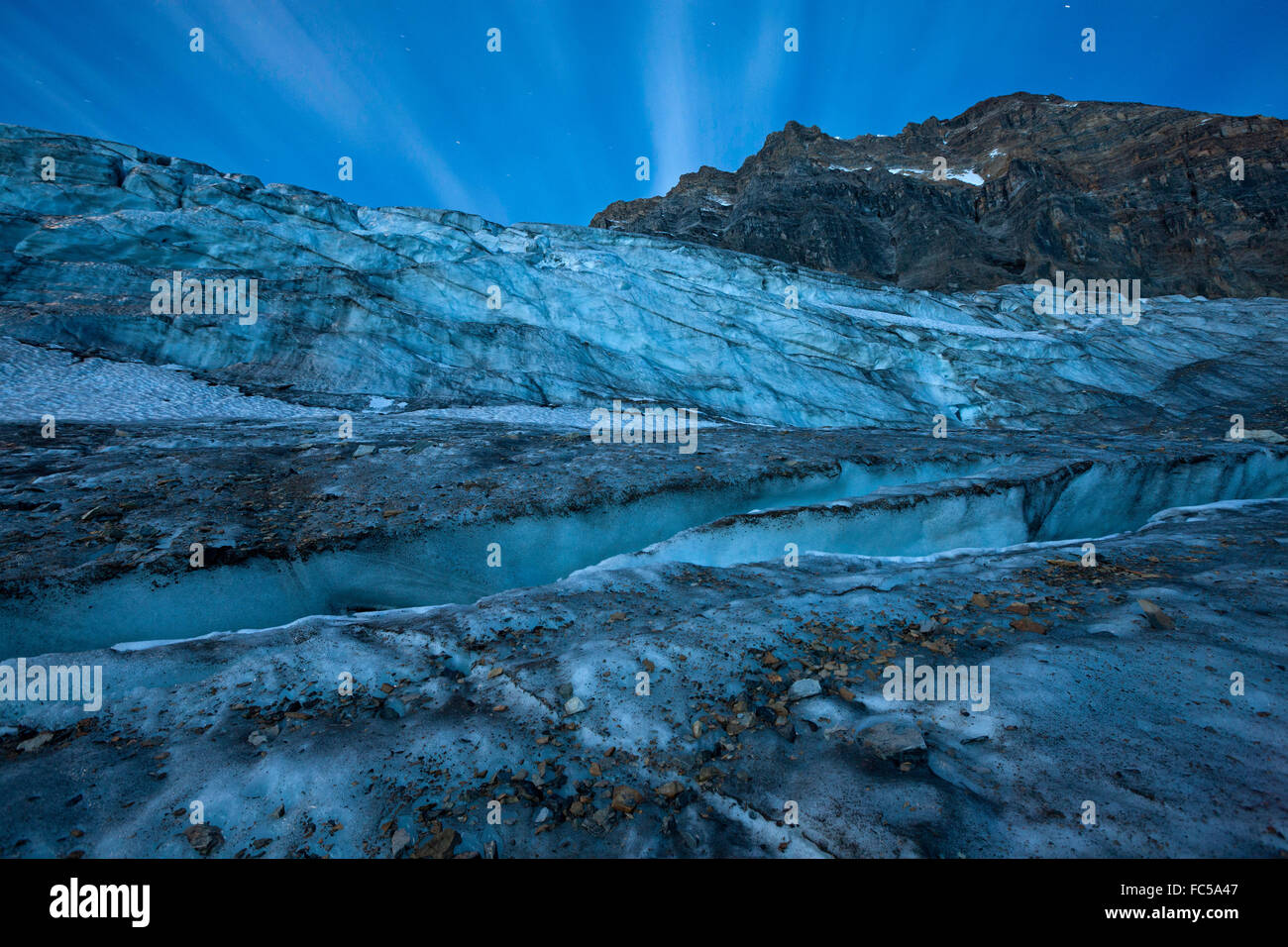 Smaragd-Gletscher, Yoho-Nationalpark, Kanada Stockfoto