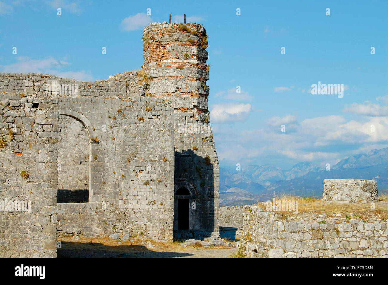 Rozafa Burg - Shkoder - Albanien Stockfoto