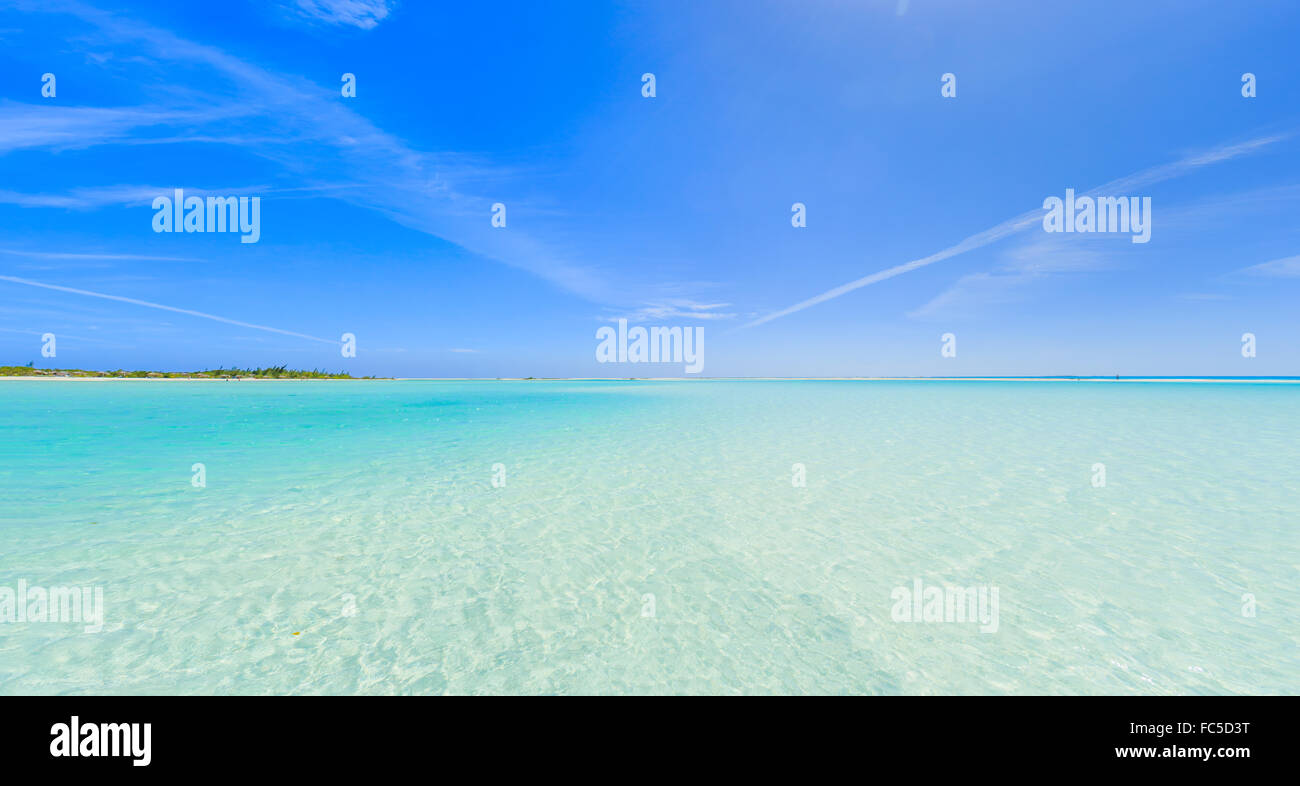 Tropischer Strand auf der Insel Cayo Largo Stockfoto