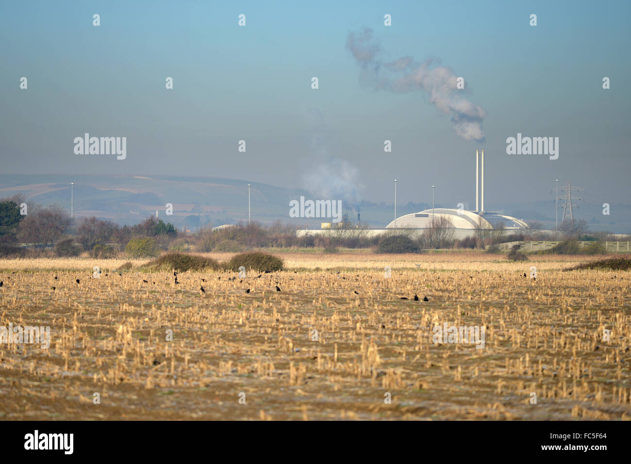 Müllverbrennungsanlage Newhaven UK Stockfoto
