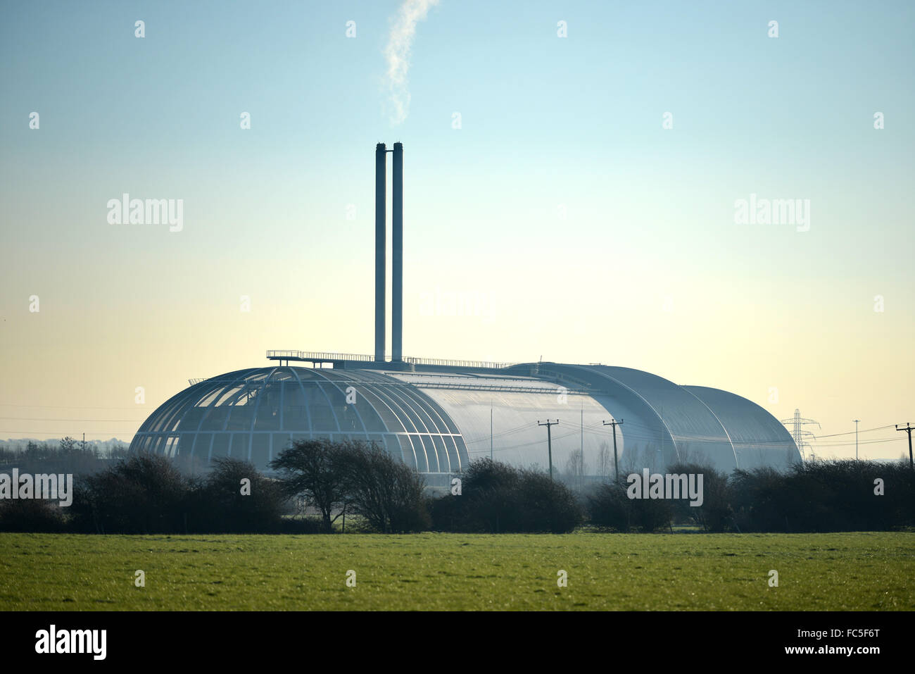 Müllverbrennungsanlage Newhaven UK Stockfoto