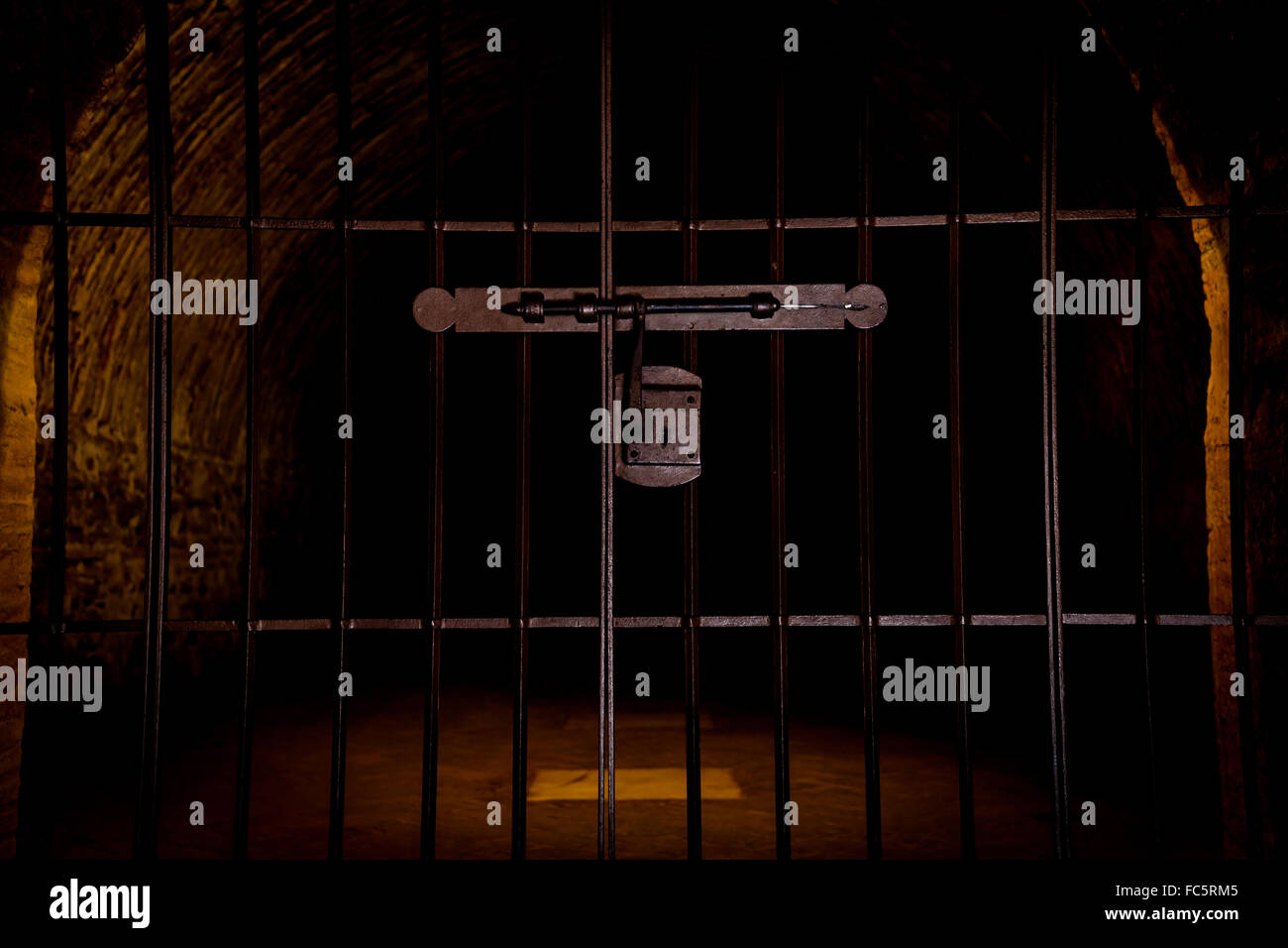 Mittelalterlichen Gefängnis Eingang Stockfoto