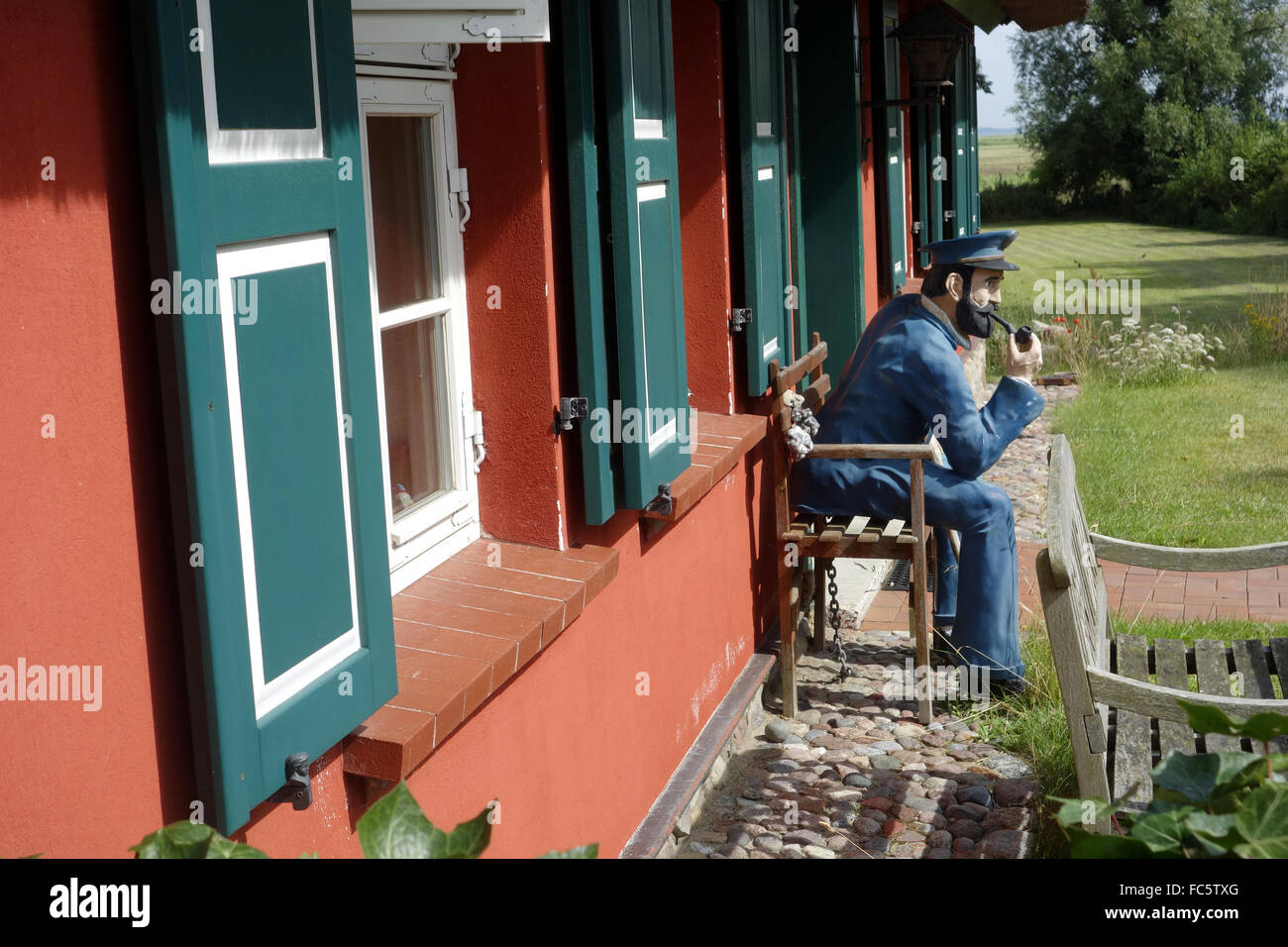 Ahrenshoop in Vorpommern-Rügen Stockfoto