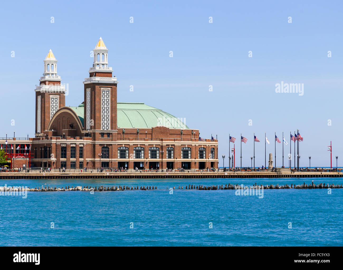 Navy Pier Auditorium Stockfoto