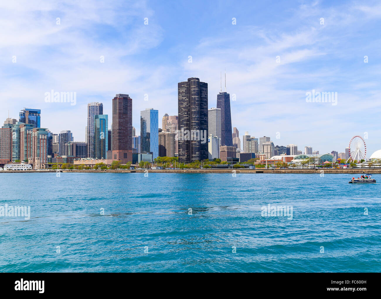 Sehenswürdigkeiten von Chicago Stockfoto