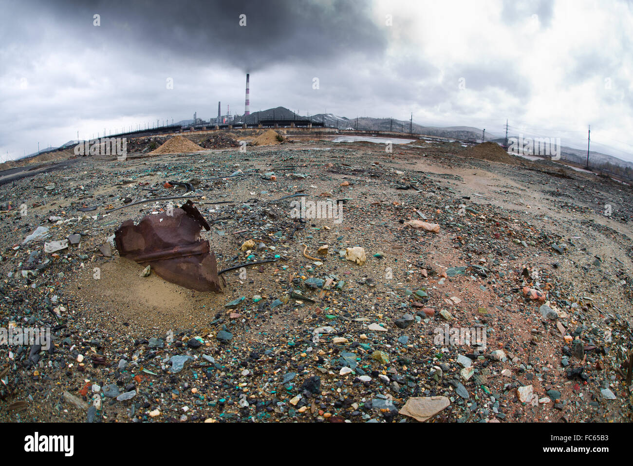 Ökologie-Verschmutzung Stockfoto