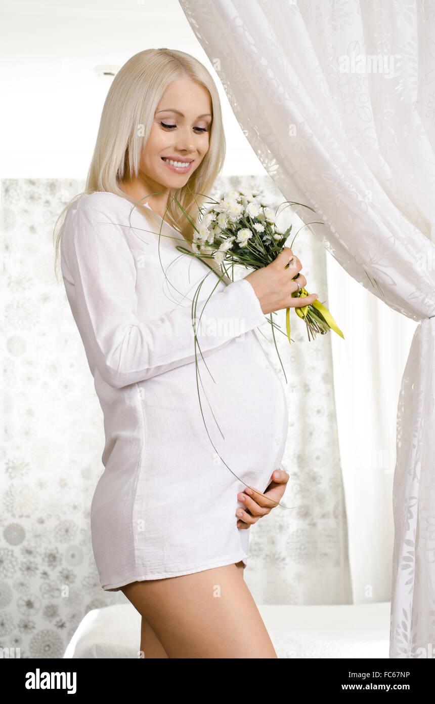 Schwangere Mädchen Stockfoto