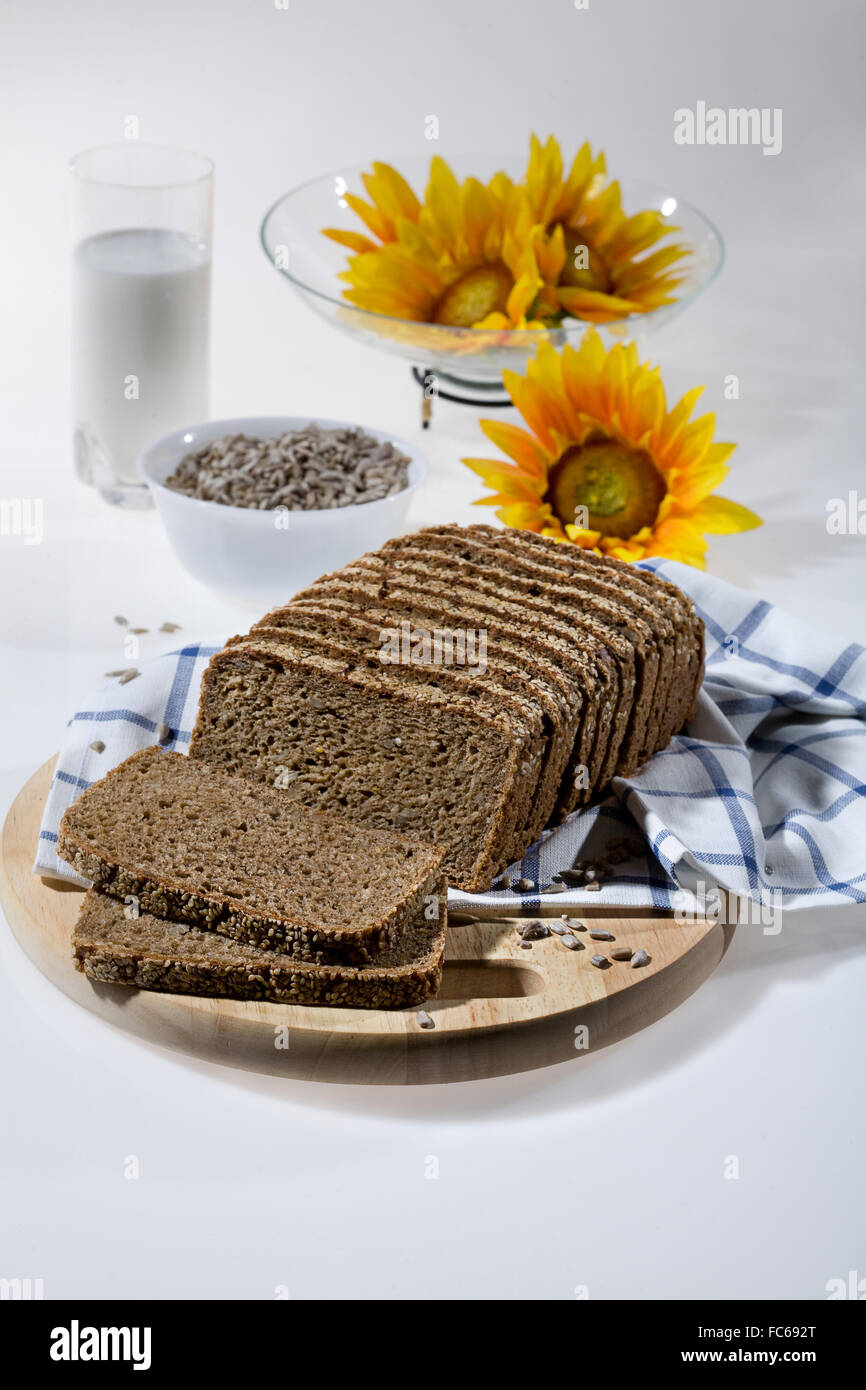 Brot im menschlichen Leben Stockfoto