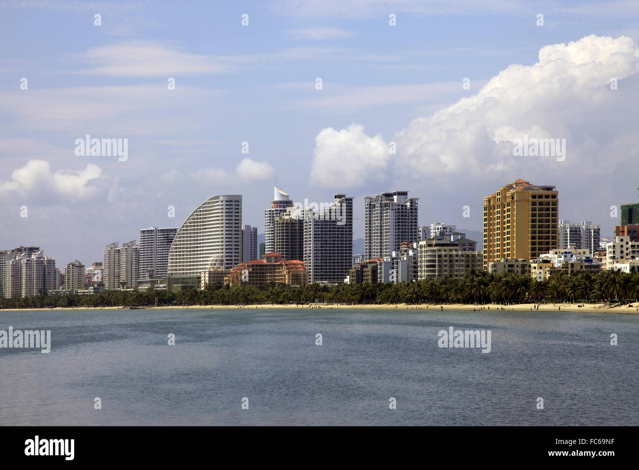 Insel Hainan. Sanya Stockfoto