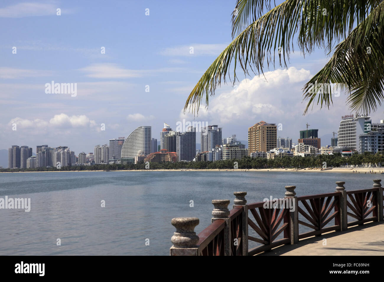 Insel Hainan. Sanya Stockfoto