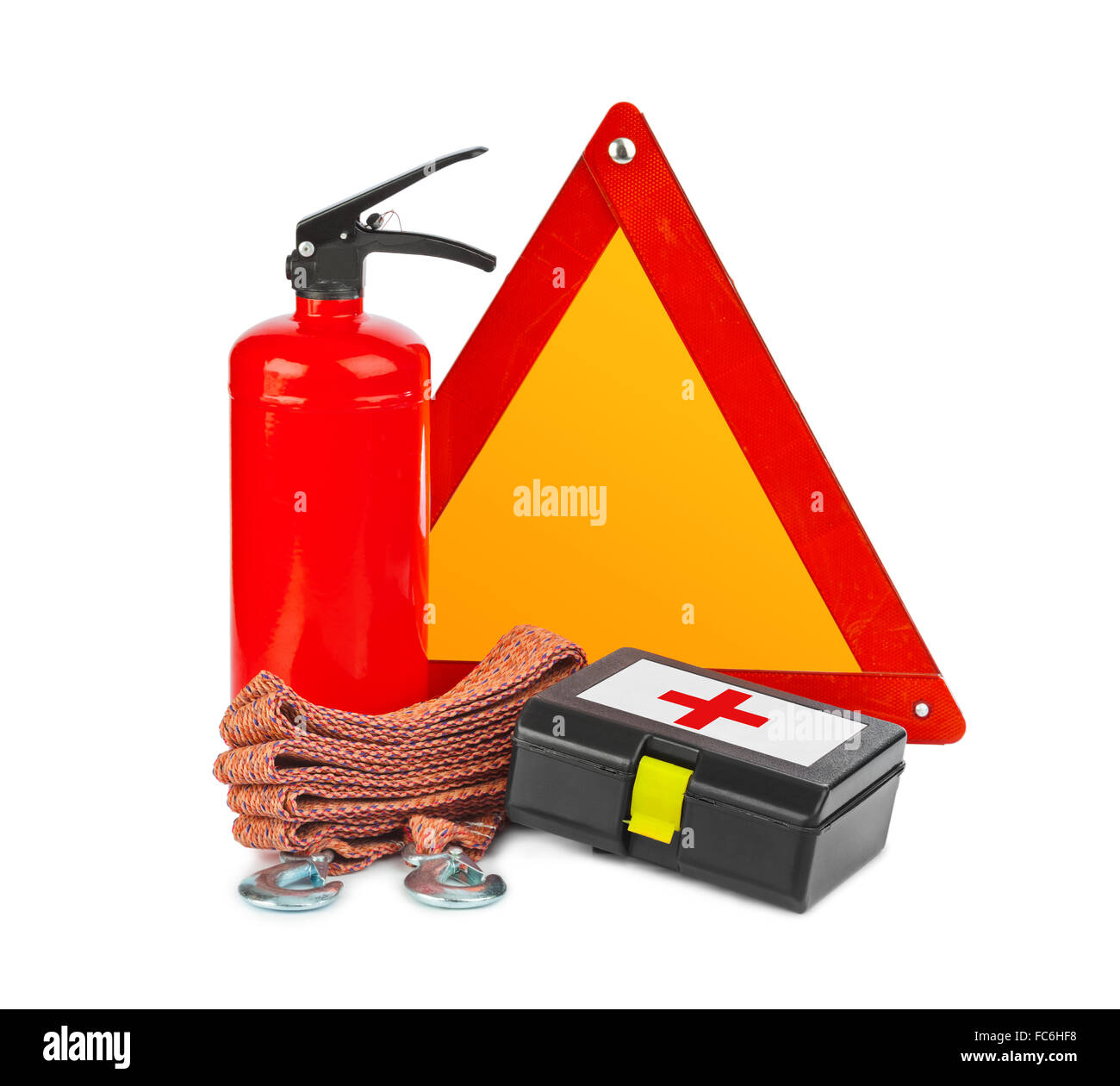 Sicherheit Auto set Stockfoto