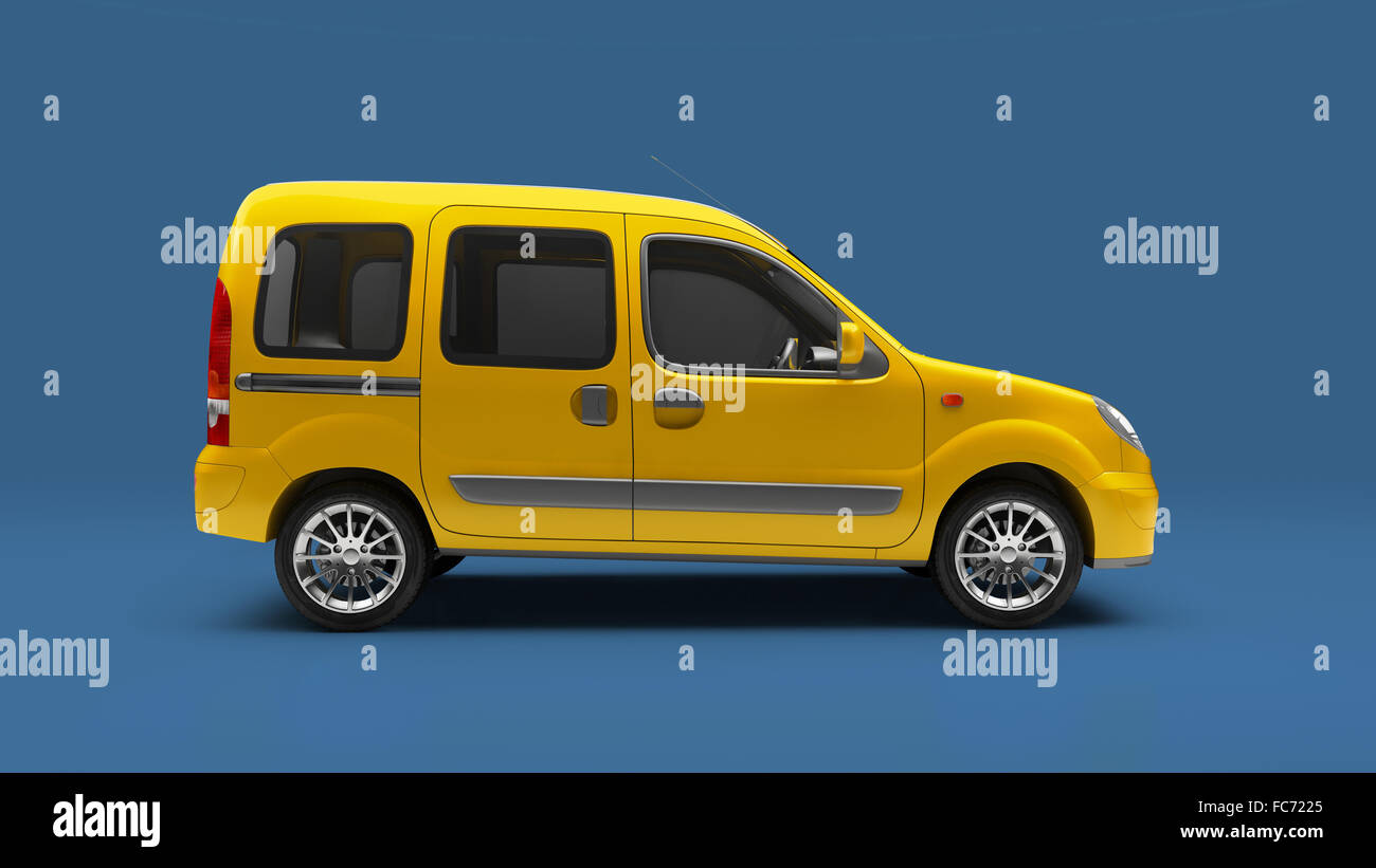 ╨íompact Cargo van Stockfoto