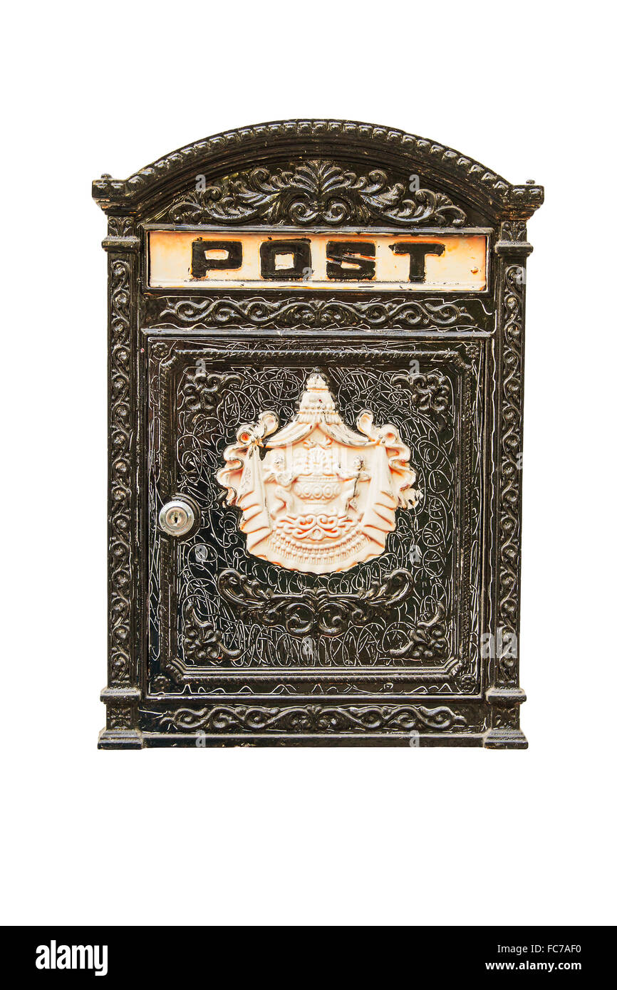 Schöne alte Postfach. Stockfoto