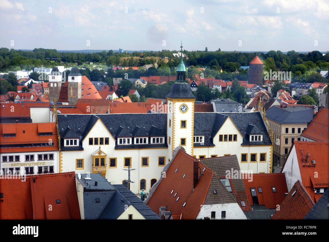 Rathaus von Freiberg / mittleren Sachsen, Deutschland Stockfoto