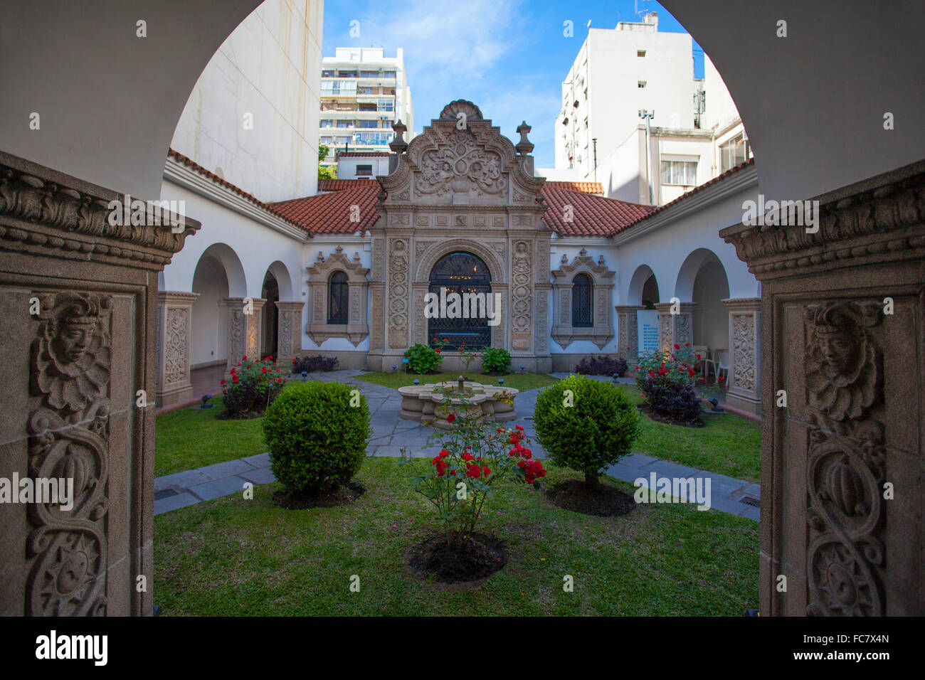Museo Casa Ricardo Rojas. Charcas 2837, Buenos Aires. Argentinien. Stockfoto