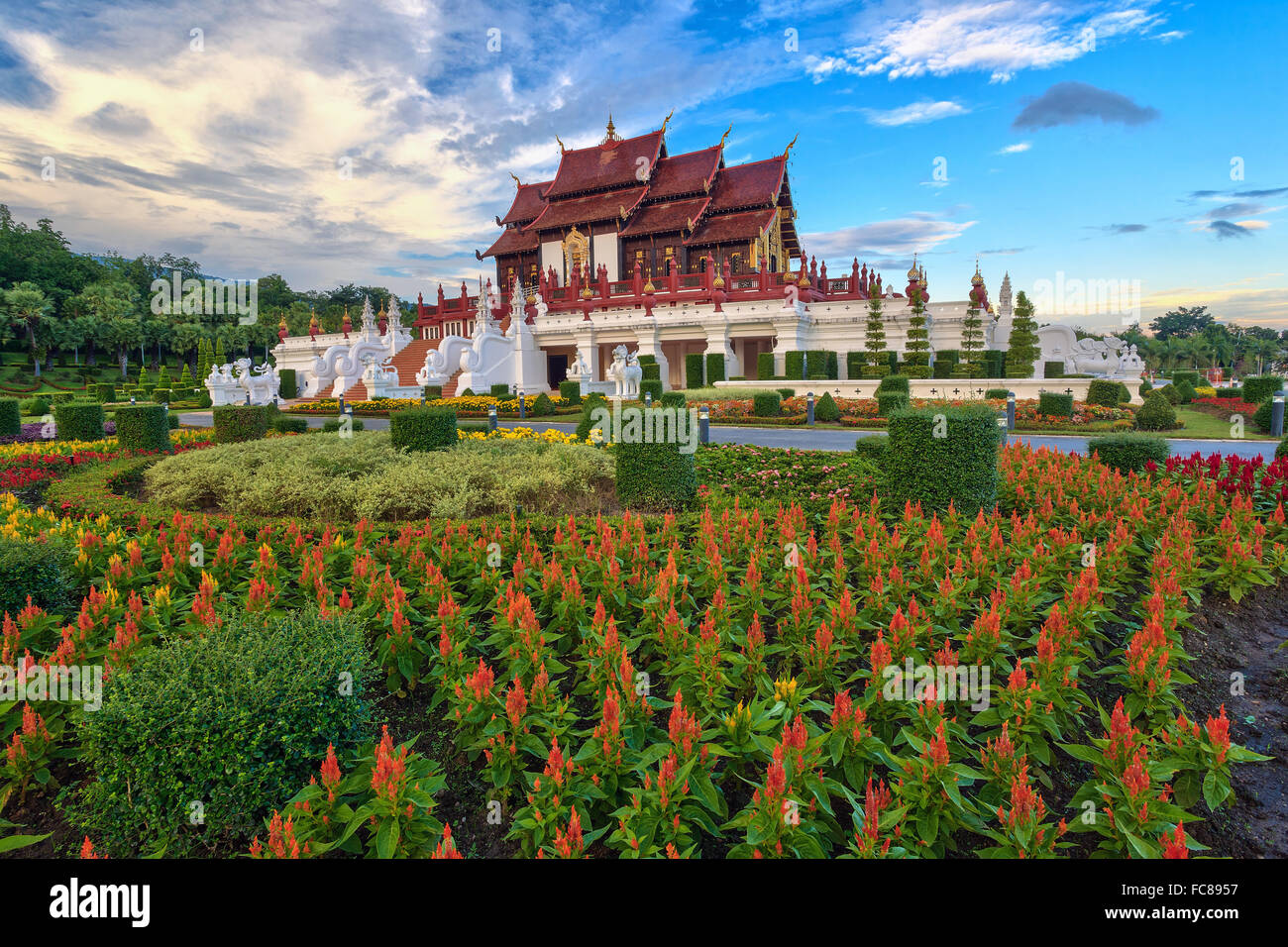 Ratchaphreuk Garten, Chiang Mai, Thailand Stockfoto