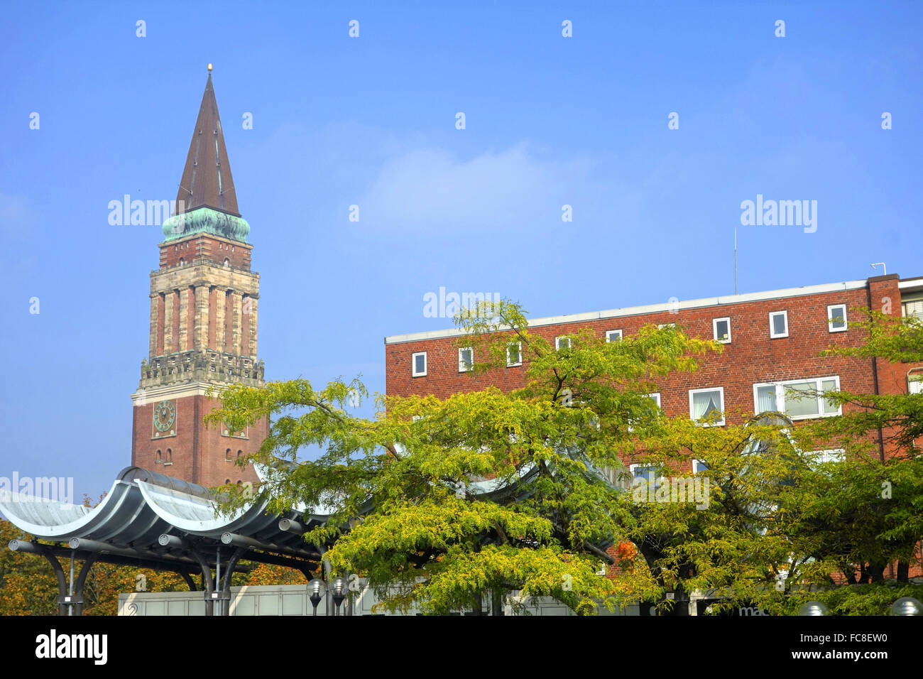 Rathaus von Kiel, Deutschland Stockfoto