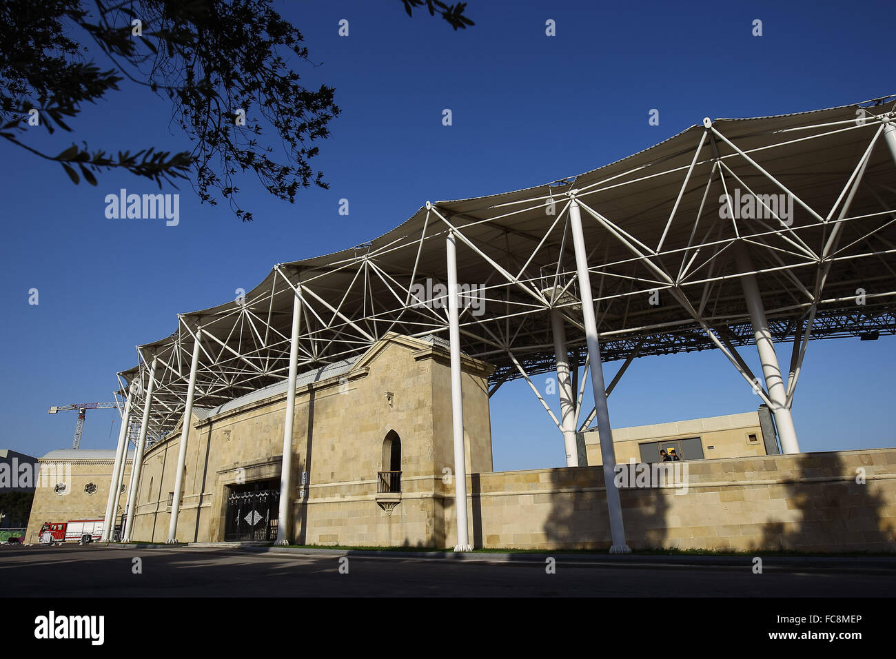 Einen Überblick über das Tofiq Bährämow Stadion. Baku2015. 1. Europäische Spiele. Baku. Aserbaidschan. 18.06.2015. Stockfoto