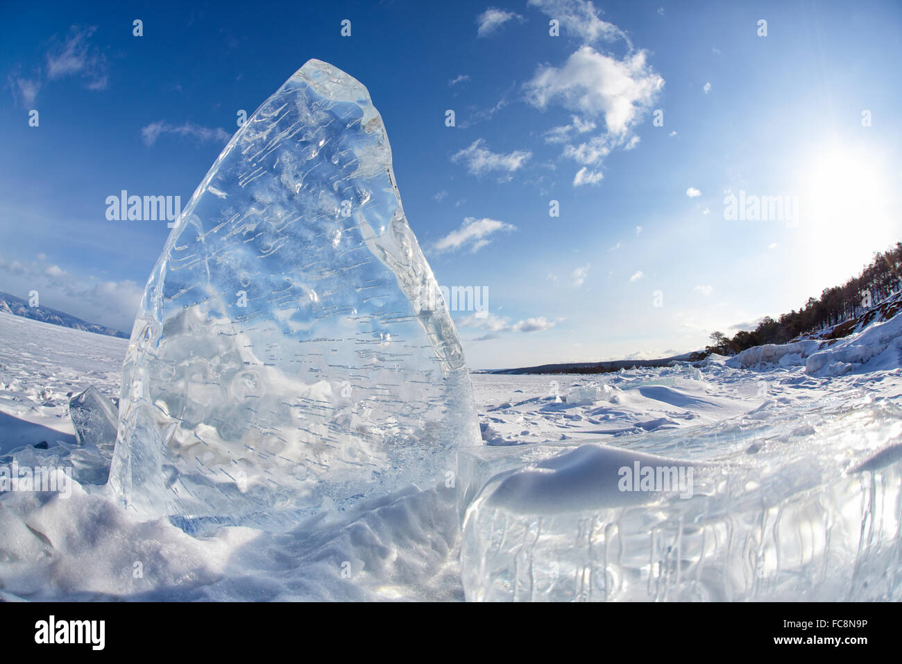 Winter-Baikal Stockfoto