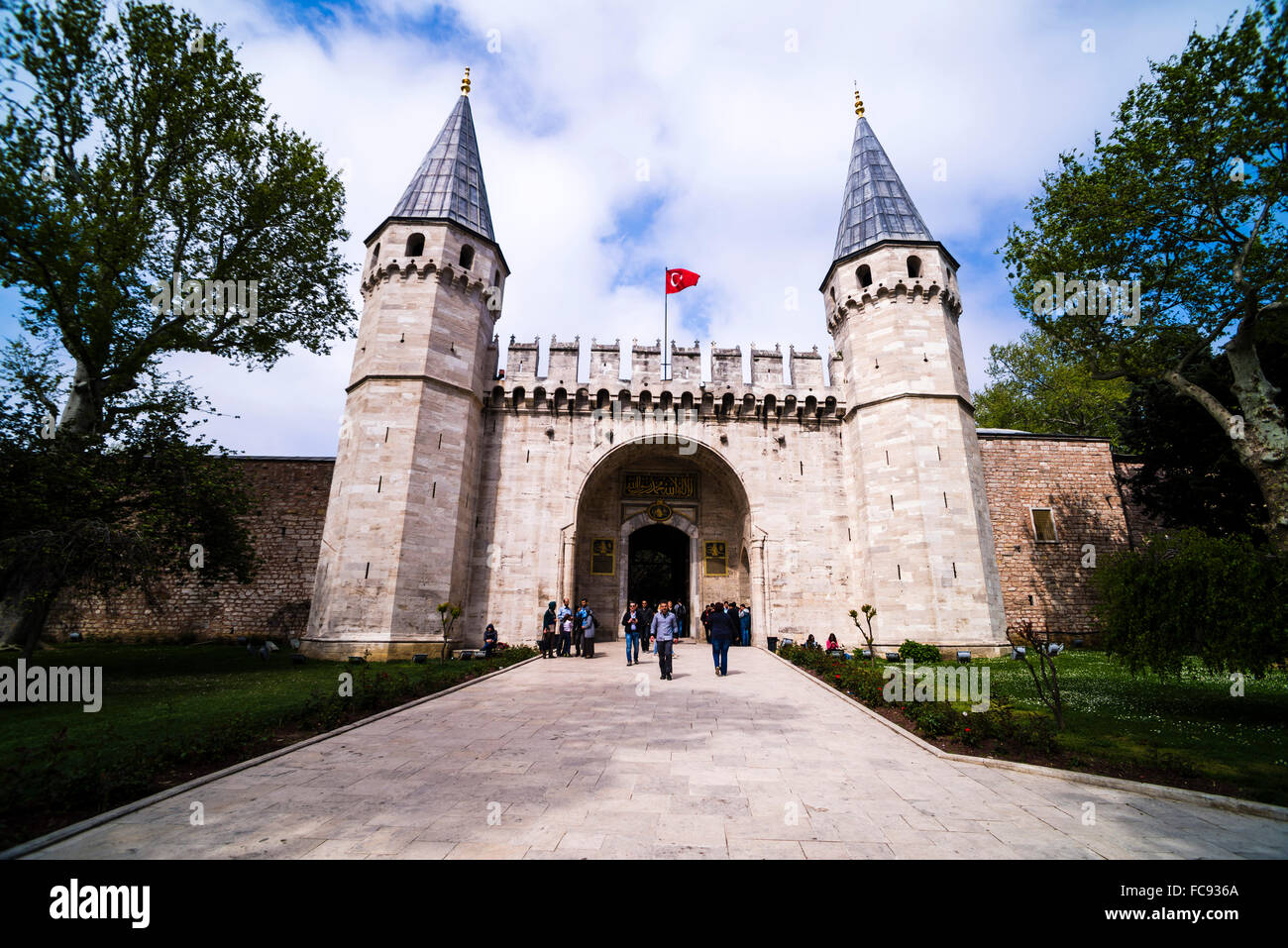 Topkapi-Palast, UNESCO-Weltkulturerbe, Istanbul, Türkei, Europa Stockfoto