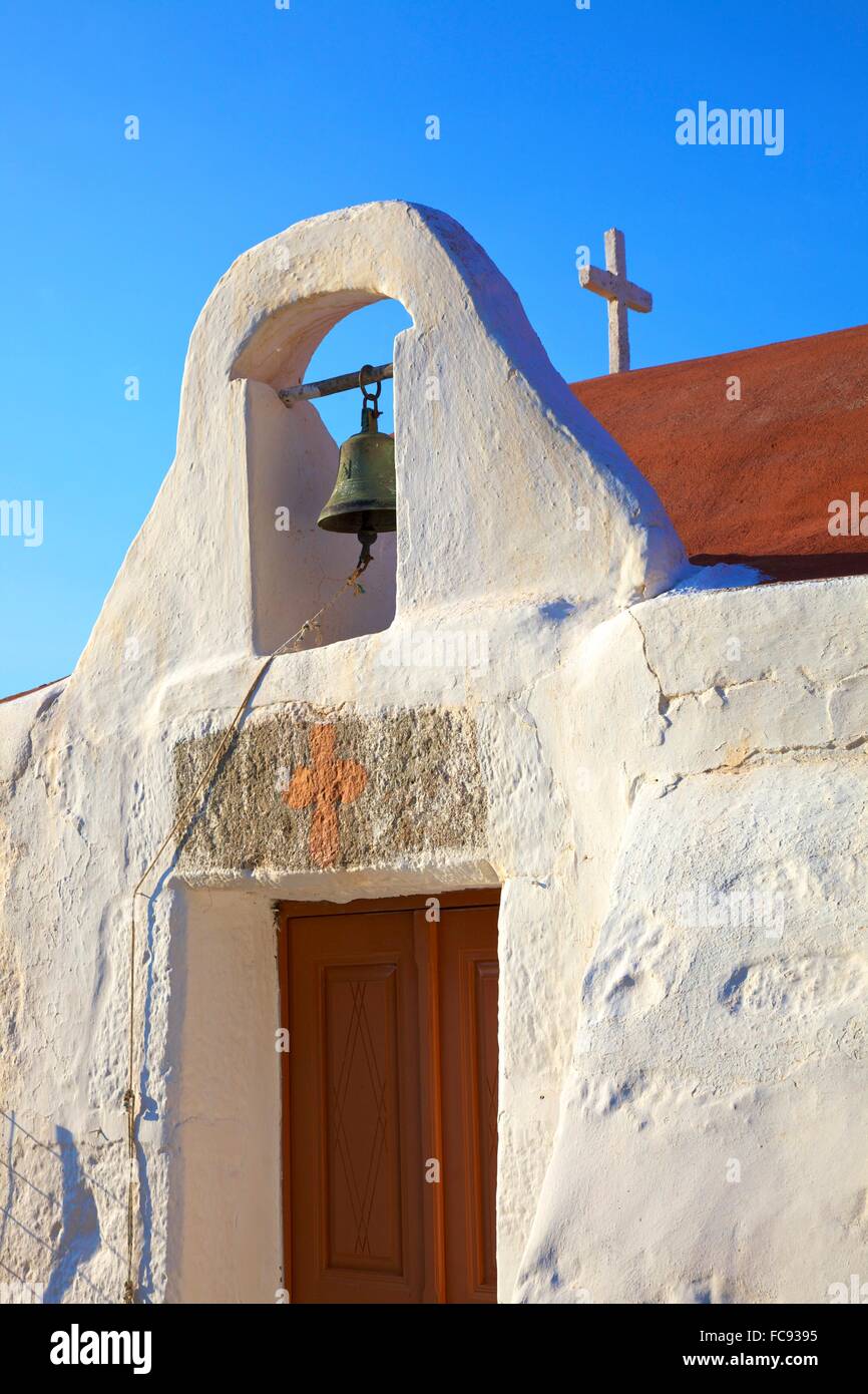 Kleine Kirche, Patmos, Dodekanes, griechische Inseln, Griechenland, Europa Stockfoto