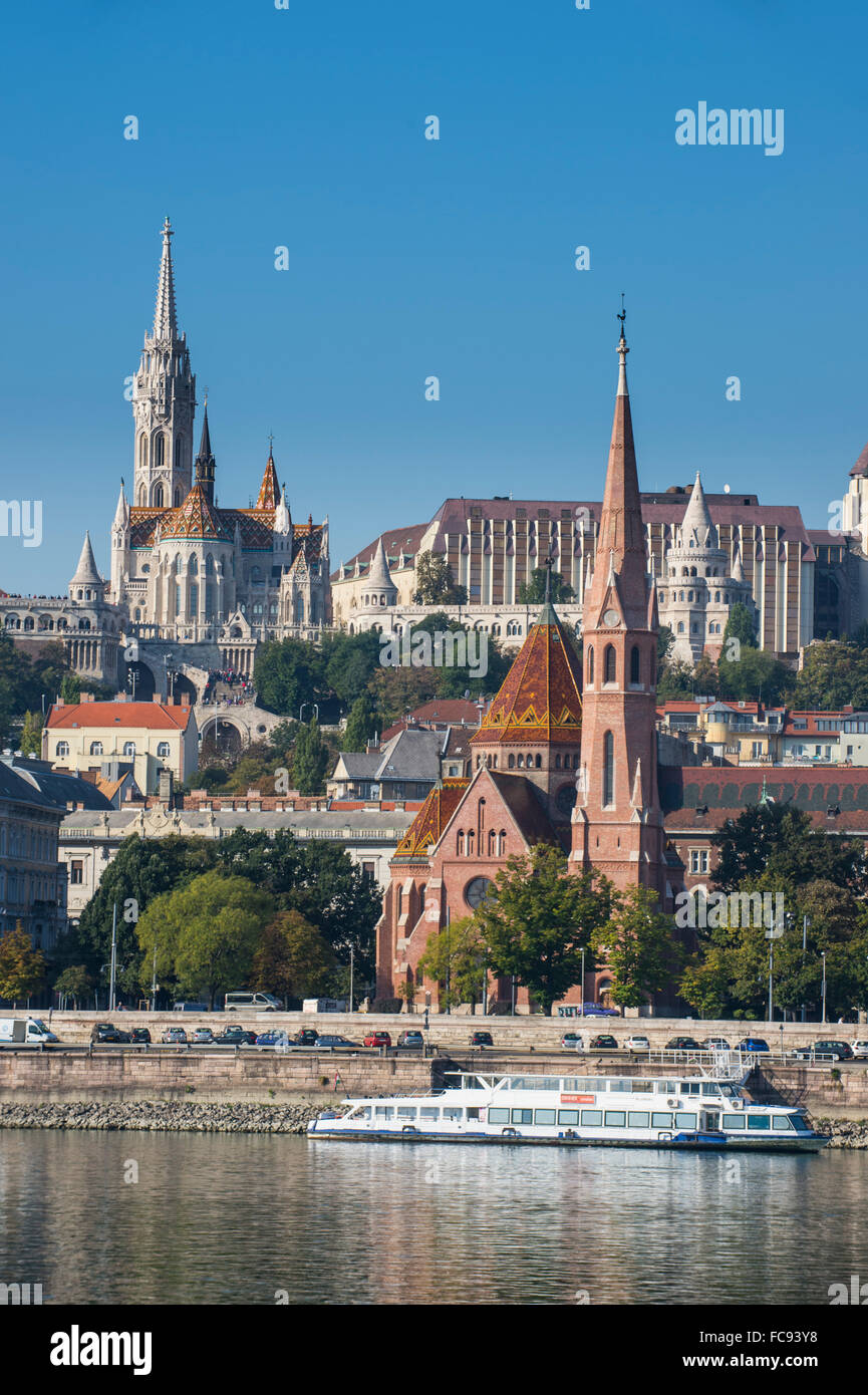 Panoramawanderungen Foto von Buda, Budapest, Ungarn, Europa Stockfoto