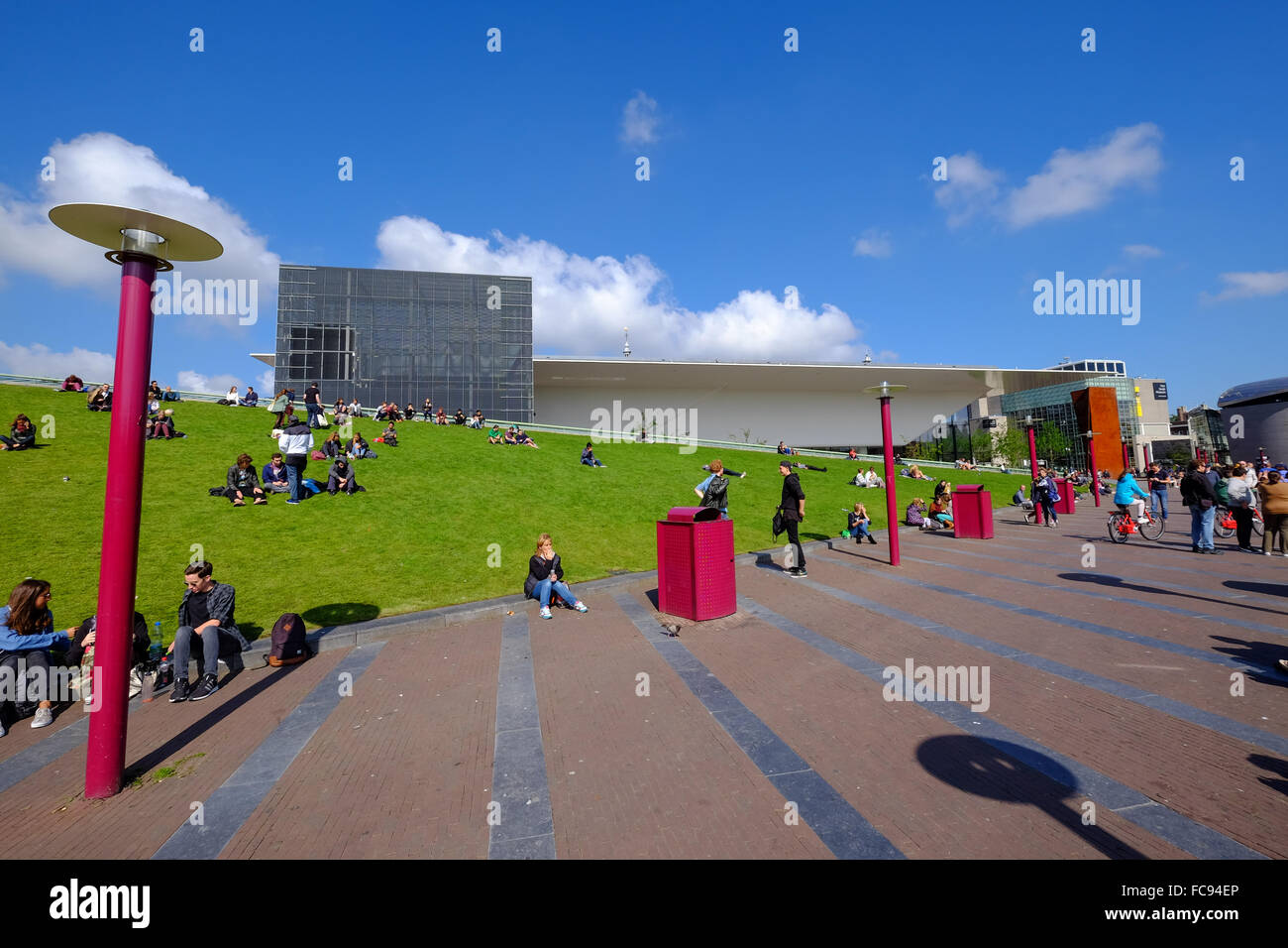 Stedelijk Museum für moderne Kunst, Amsterdam, Niederlande, Europa Stockfoto