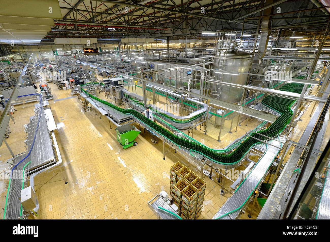 Pilsner Urquell Brauerei Pilsen (Plzeň), West-Böhmen, Tschechische Republik, Europa Stockfoto