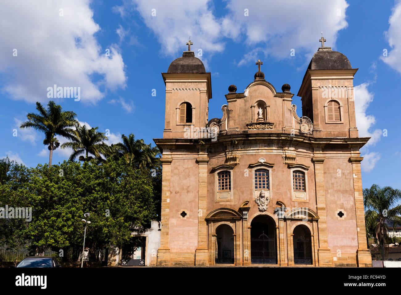 Igreja São Pedro Dos Clérigos Kirche, Mariana, Minas Gerais, Brasilien Stockfoto