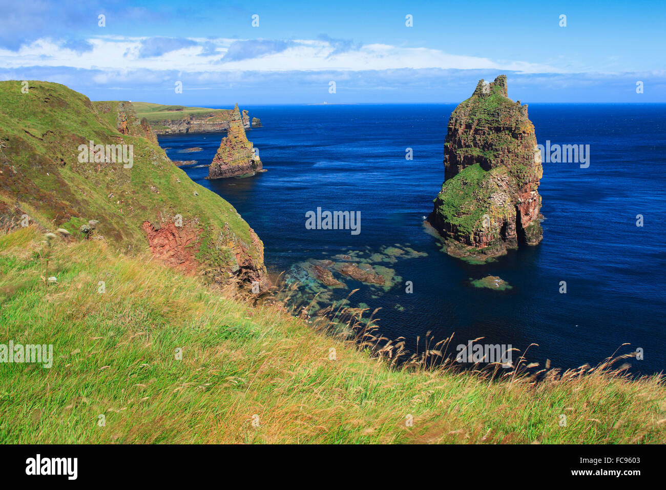 Die Stapel von Duncansby, John o Grützen, Highlands, Schottland, Vereinigtes Königreich, Europa Stockfoto