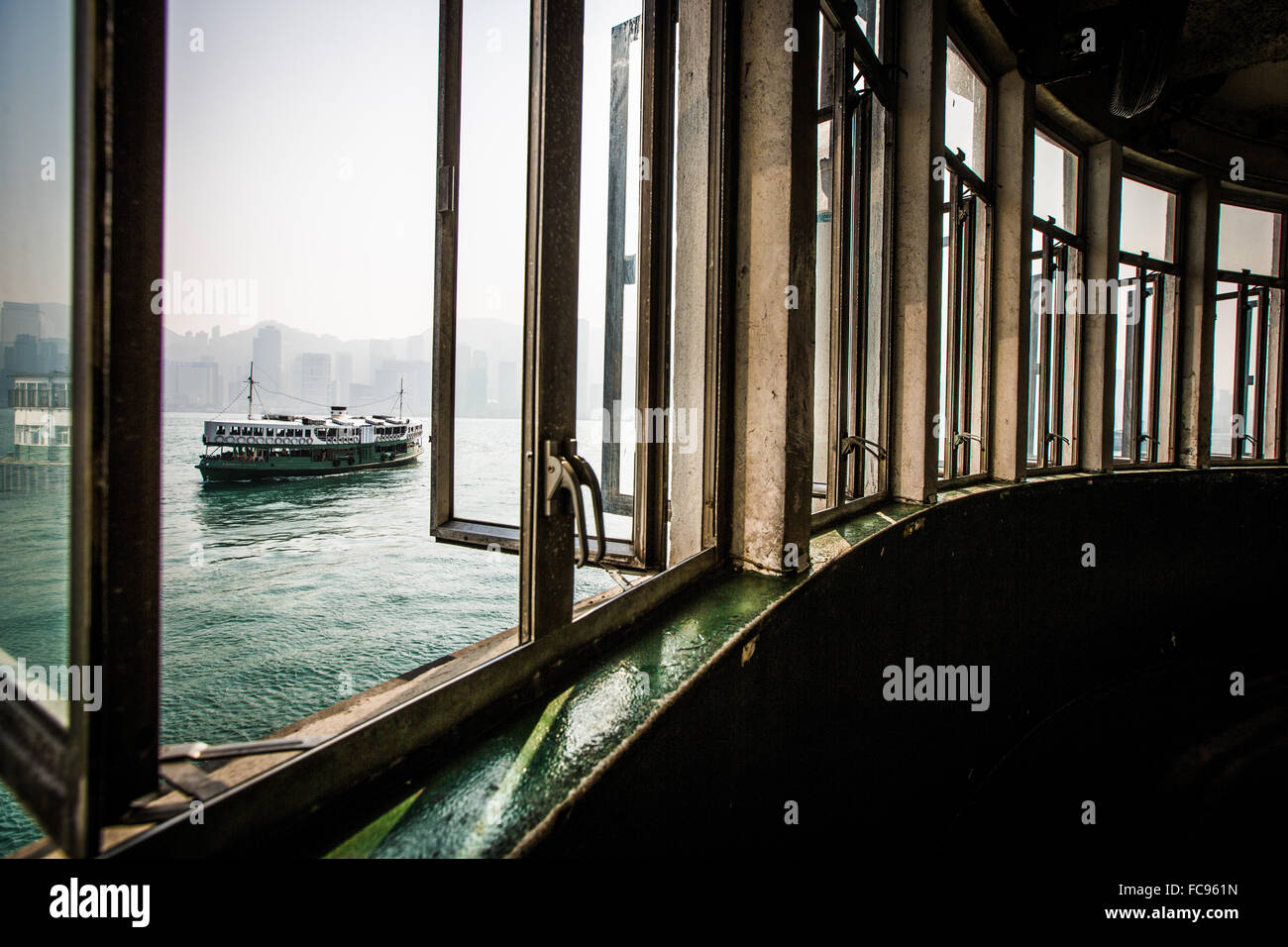 Star Ferry von Kowloon, Hong Kong, China, Asien Stockfoto