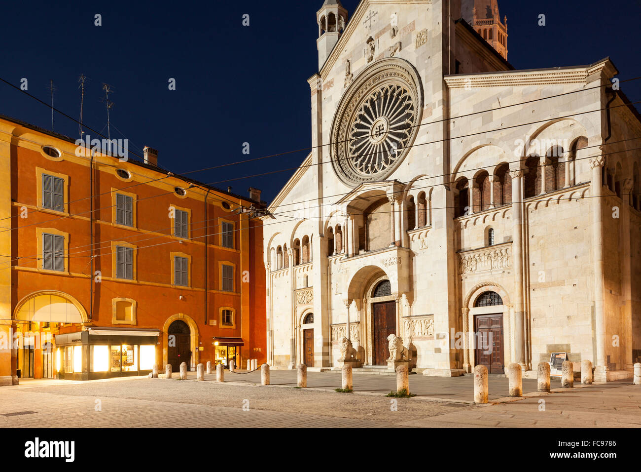 Modena Kathedrale, UNESCO-Weltkulturerbe, Modena, Emilia-Romagna, Italien, Europa Stockfoto
