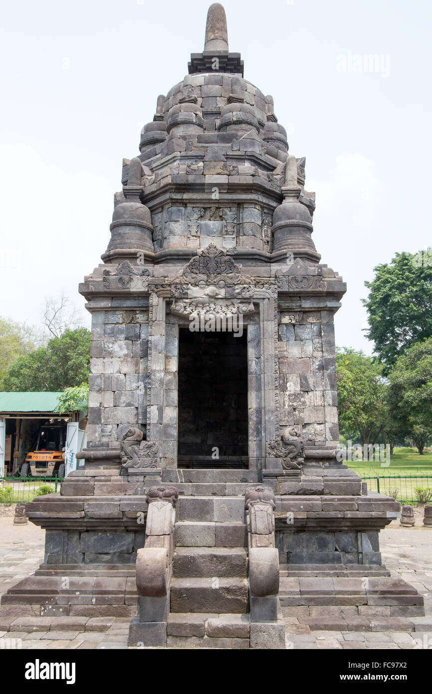 Lumbung oder Candi Lumbung buddhistischen Tempelgelände. Stockfoto