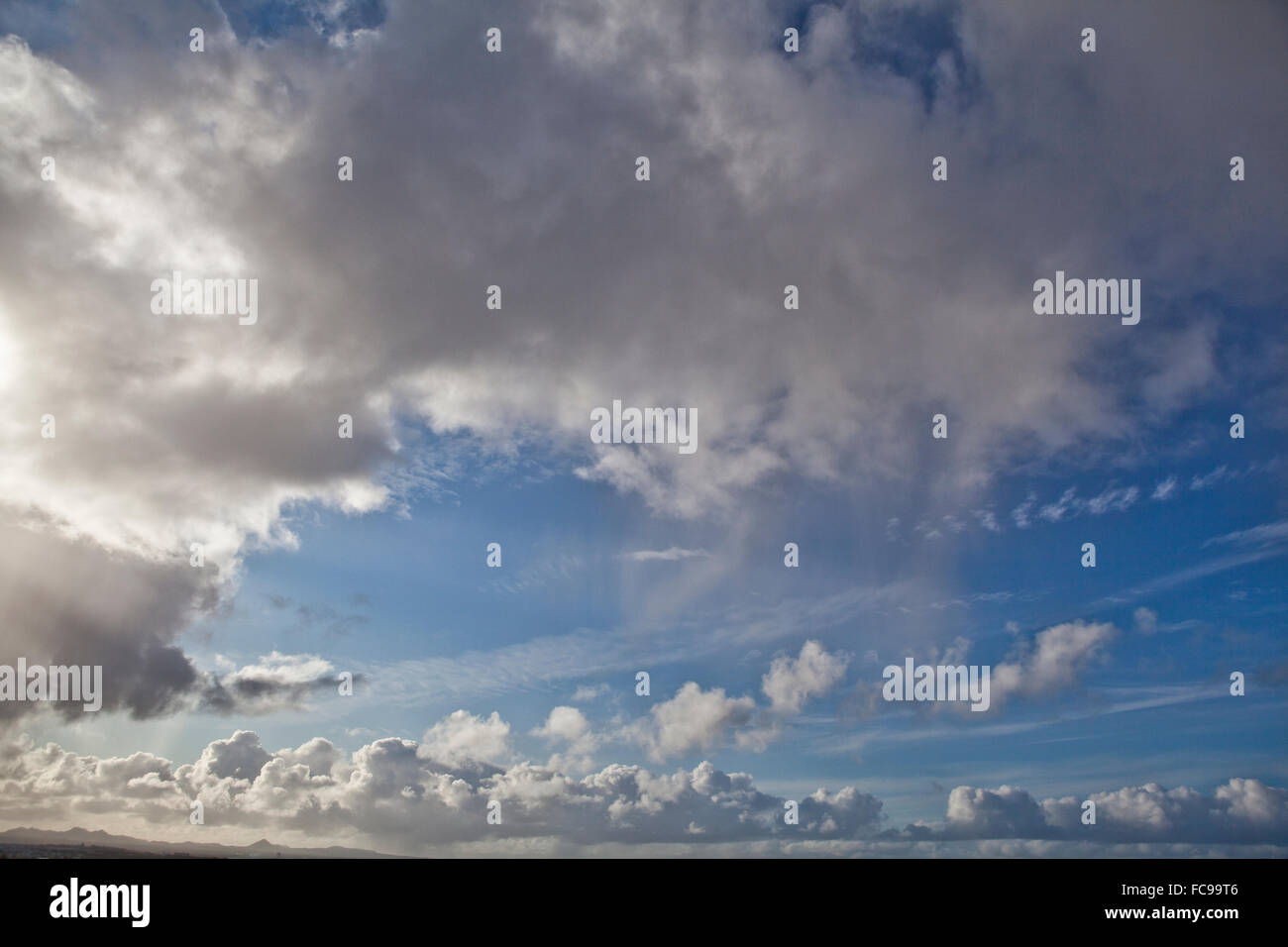 Cumulus-Wolken Stockfoto