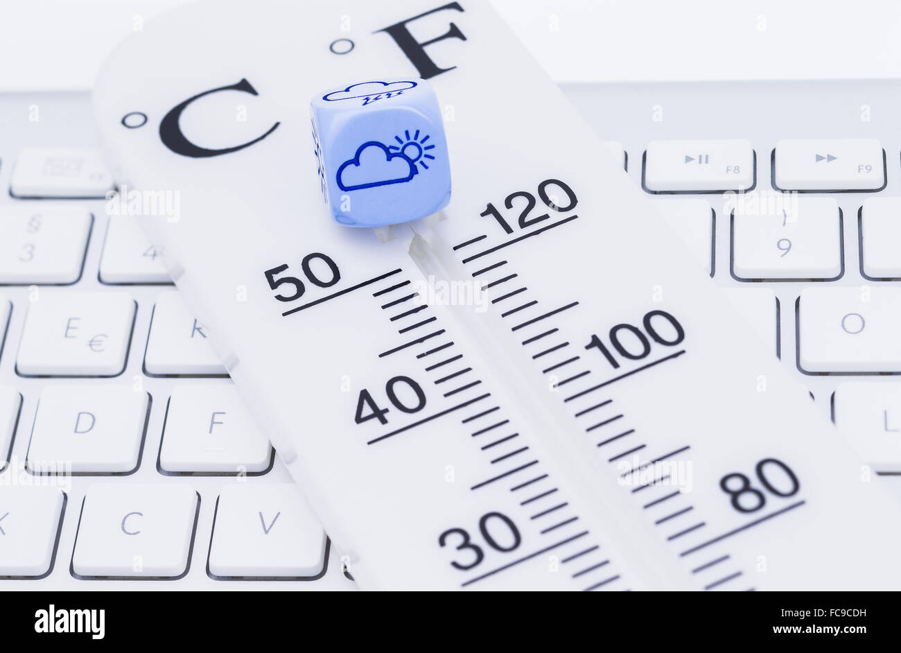 Wetter bewölkt Stockfoto