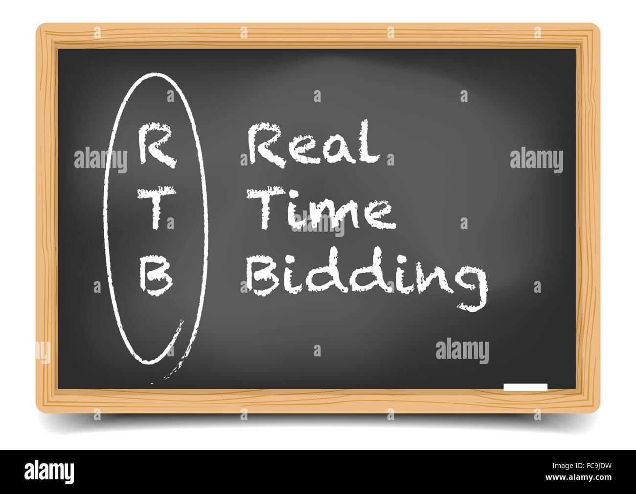 Real-Time Bidding Stockfoto